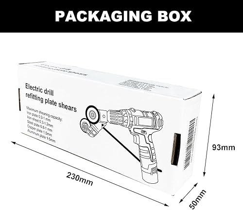 Miniatura 6 de NORTOOLS Tijeras de placa de reacondicionamiento de taladro eléctrico