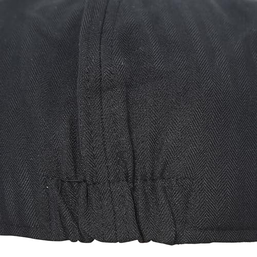 Image of FabSeasons Cotton Ivy Flat Golf Cap - Classic Newsboy Gatsby Hat for Men