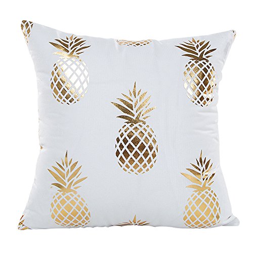 MHB Gouden folie ananas gooien kussen geval kussenhoes 18 "x 18"