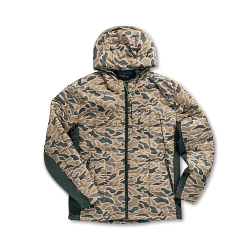 Image of BURLEBO Men's Puffer Jacket - Lightweight Quilted Winter Coat with Zipper Pockets