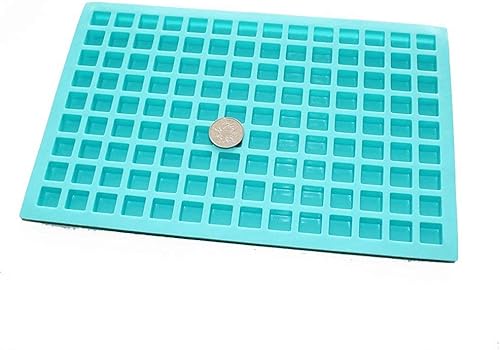 Miniatura 6 de X-Haibei Pequeño cubo de hielo cuadrado gelatina caramelo chocolate haciendo silicona más grueso molde suministros de jabón 0.1oz por celda al azar