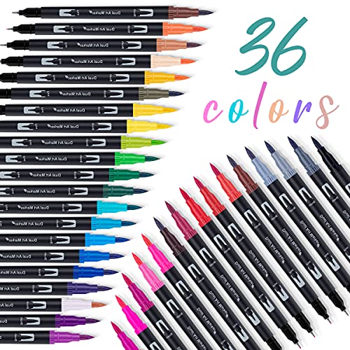 APOGO Mandala Stifte Malstifte für Erwachsene: 36 Faserstifte Bullet Journal Stifte für Kalender Familienplaner 2023… – Bild 3