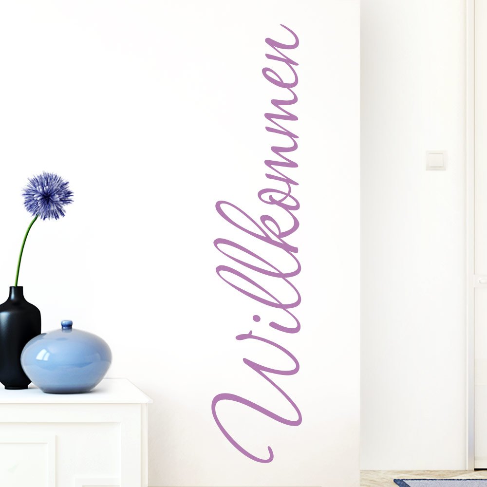 Grandora W761 Adesivo da parete con scritta Buona notte (diverse lingue), per camera da letto, set creativo, bianco, Kreativset