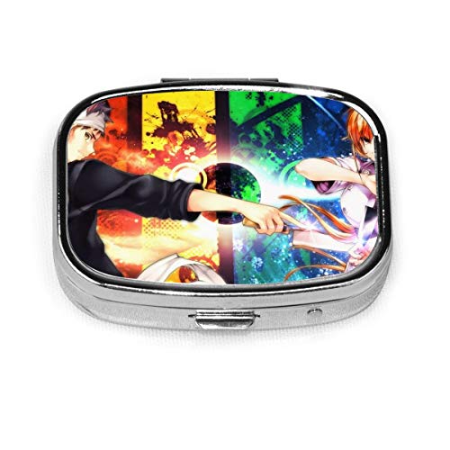 食戟のソーマfood Wars1 ピルケース 薬ケース 携帯用 なファッション 防水 コンパクト・軽量 習慣薬箱 薬入れ 小型収納ケース 飲み忘れ防止