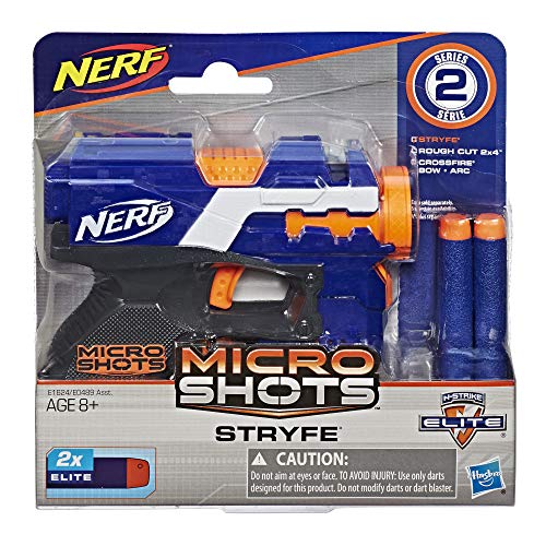 Image of Nerf Micro Shots N-Strike Elite Rough Cut 2x4 with Official Elite Bandolier Kit, Ages 8 and Up
