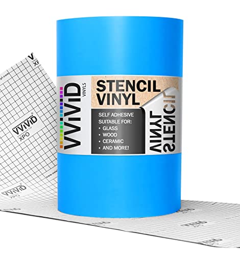 Vinyle bleu de masquage VViViD adhésif anti-bavure 6m
