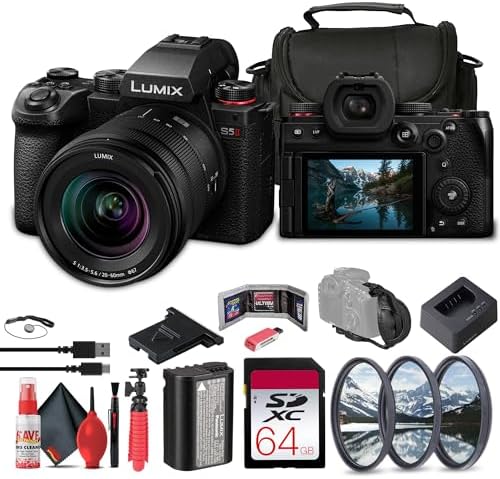 Panasonic LUMIX S5 II Mirrorless Camera with 20-60mm Lens Bundle