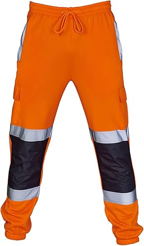 Aivtalk Pantalones de trabajo de seguridad reflectantes para hombre, pantalones deportivos de alta visibilidad con bolsillo Hi Vis disponible en Yaxa Venezuela