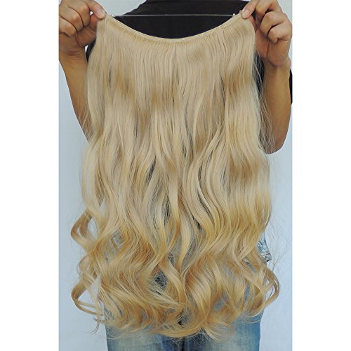 Secret Halo Hair Extensions Flip in Curly Wavy Hair Extension Synthetic Women Hairpieces 20" (20 Inch, #25)