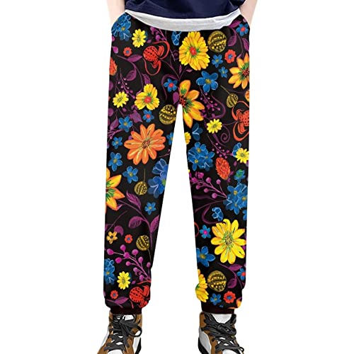 COEQINE Sweatpants Active Jogger Sport Pants for Teen Girls 4-15 Years with Pockets2