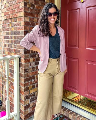 Image of LookbookStore 3 /4 Sleeve Blazers for Women Business Casual Fitted Jackets