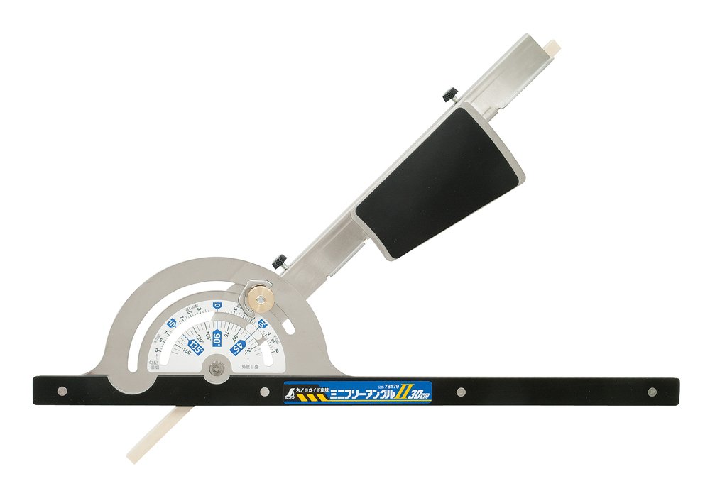 Shinwa Sokutei 78179 Circular Saw Guide Ruler, Mini Free Angle II, 11.8 inches (30 cm)