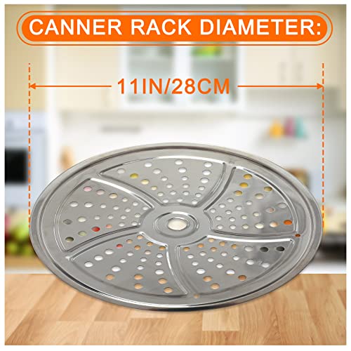 image for FONLLAM 2Pack Canner Rack for Pressure Canner, 11-Inch Stainless Steel