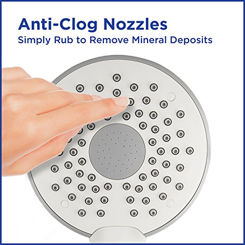 Waterpik Cf-201 Flexneck Rain Shower Head, 2.5 Gpm, White #TOP6