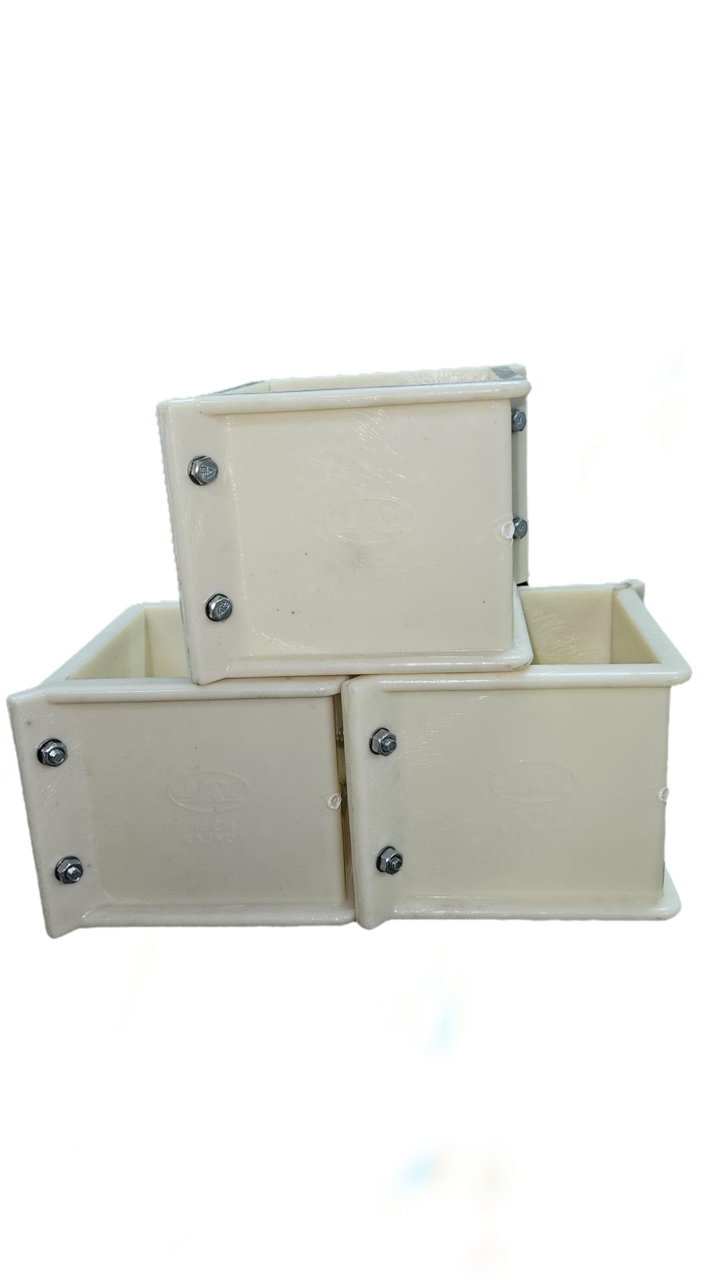 “Plastic Cube Mould 150x150x150 mm for Concrete Testing | Construction Lab Equipment Pack of 9”-picture-25
