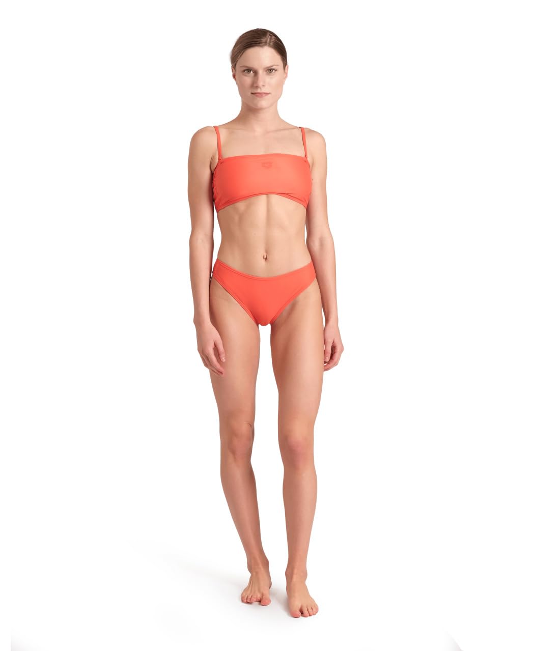Arena Women's Arena Team Stripe Bikini Bandeau Due Pezzi Donna (Pacco da 1)