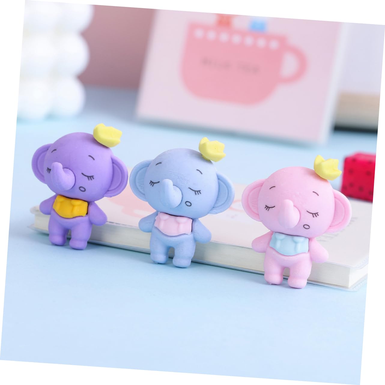 Gomme da Cancellare a Forma di Animale, 36 Pezzi Tpr, per Bambini