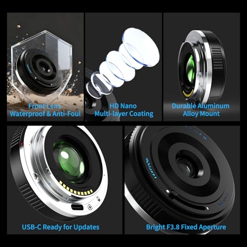 Image of FE /E 24mm f3.8 Pancake Lens-AF Wide Angle Lens Compatible with Sony a7 IV /a7 III /ZV-E10 /a7R V /a7C II /a7R IV /a7S III /a1 /a9 /a6500 /a6600 /a6700 /a7 II /-Auto Focus Lens(FE /E Mount)