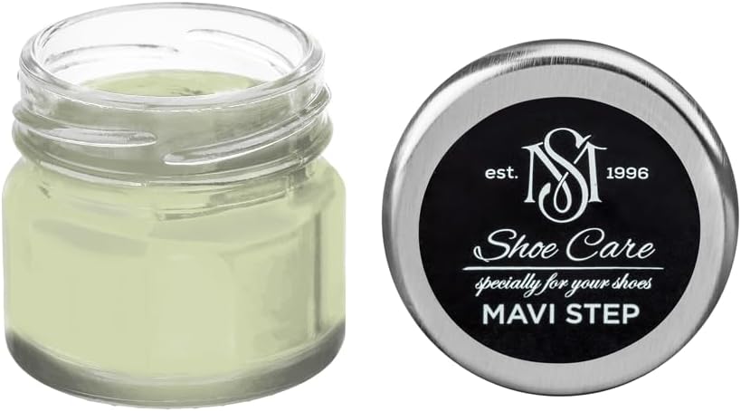 Suede & Nubuck Cream - NCS S 1515-G60Y Pale Moss - Color Renovator & Suede Conditioner for Velvet Texture by MAVI STEP - 0.85 fl oz / 25 ml