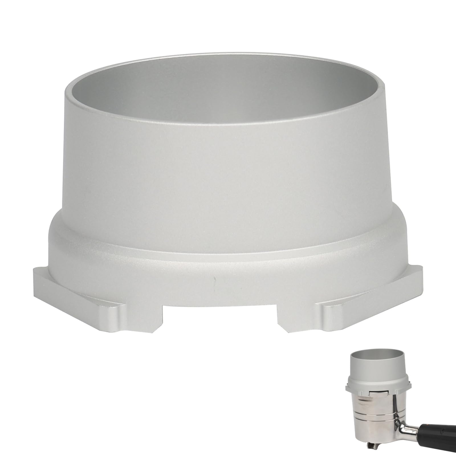 Replacement Dosing Funnel for Ninja Luxe Cafe | Upgrade Aluminum Alloy Portafilter Funnel Compatible with Ninja Luxe Café Premier Series ES601 &