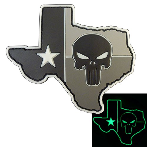 LEGEEON Glow Dark ACU Texas Lone Star DEVGRU PVC Rubber Morale Touch Fastener Patch