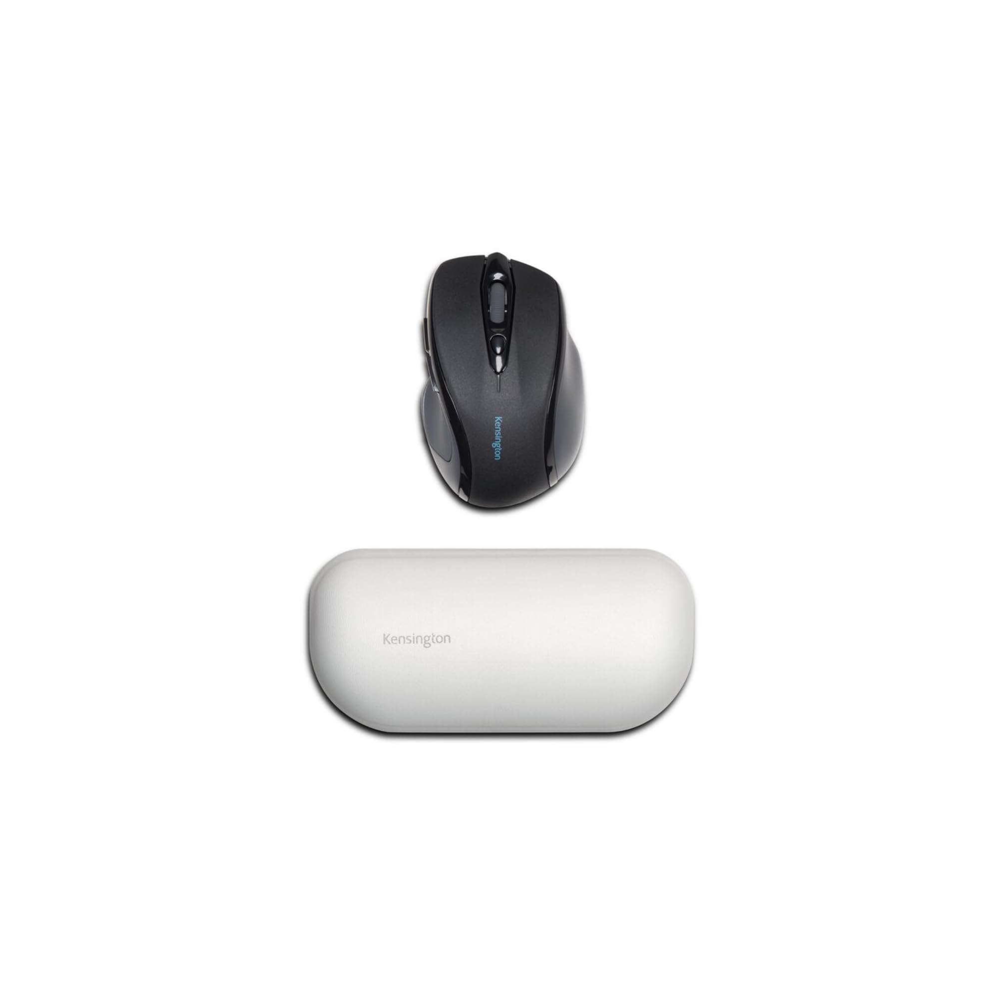 Kensington, Podkładka ErgoSoft™ pod Nadgarstek do Standardowej Myszy - Konturowy Kształt, Funkcjonalna Konstrukcja, Łatwa do Czyszczenia, do MacBooka, iMaca, Surface, Desktop, Kolor Szary (K50432EU)