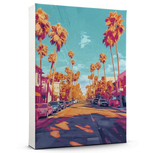 Palms Poster Print, California Poster Wall Art, Palms Decor Travel Poster, California Travel Gift, Housewarming Gift - 99AZ1051