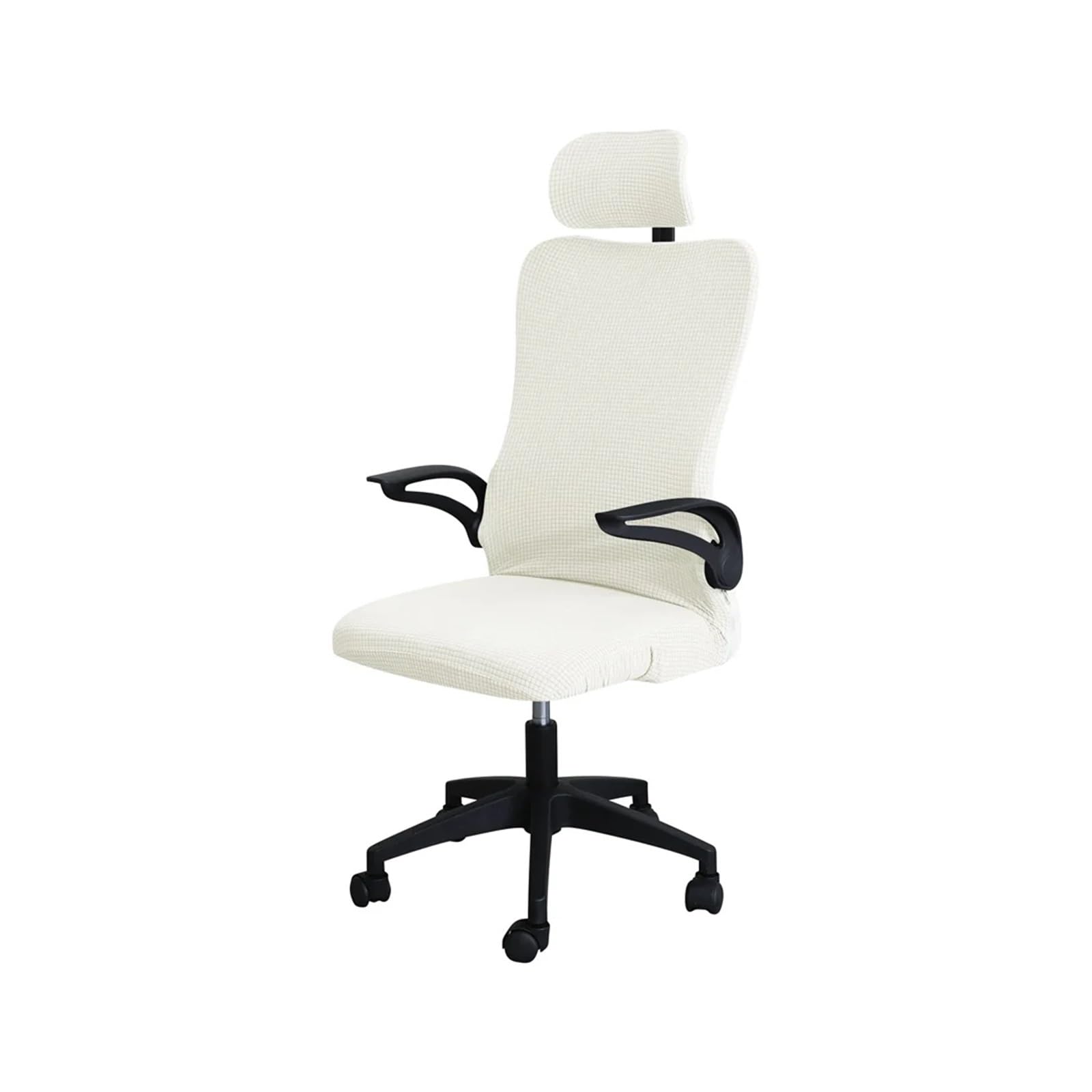 ZHOUXYFDC Gaming Chair Cover Water repellent Game Chair Cover with Headrest Cover for Office Internet Cafe Computer Armrest Gaming Chair Covers(Beige)