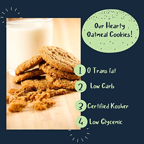 Fifty50 Foods Low Carb, Low Glycemic, Hearty Oatmeal Cookies, 7 Ounce