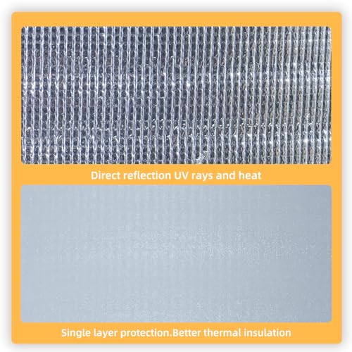Cclife Isolante Termico Alluminato Foglio 3-4Mm Riflettente Termosifoni,0.5X10 M - 5㎡ - 3