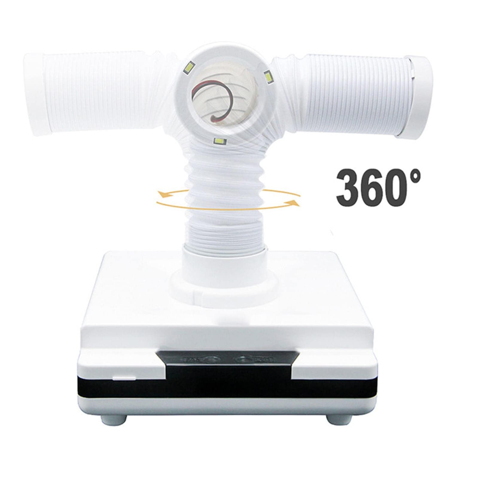 Tragbarer Staubsammler, 60 W, 360 ° flexibler Schlauch, LED-Vakuum für Dental-Labor-Werkzeuge