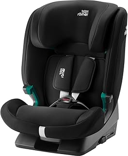 Car Seat EVOLVAFIX, with ISOFIX, Child from 76 to 150 cm (i-Size), from 15 Months to 12 Years, Space Black
