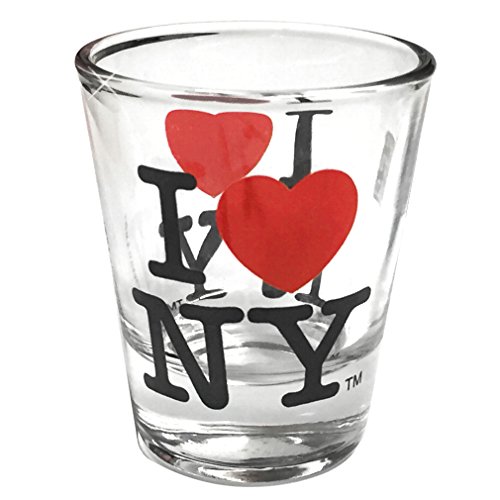 City-Souvenirs I Love New York Shot Glass, Officially Licensed I Heart NY Shot Glasses from NYC in...