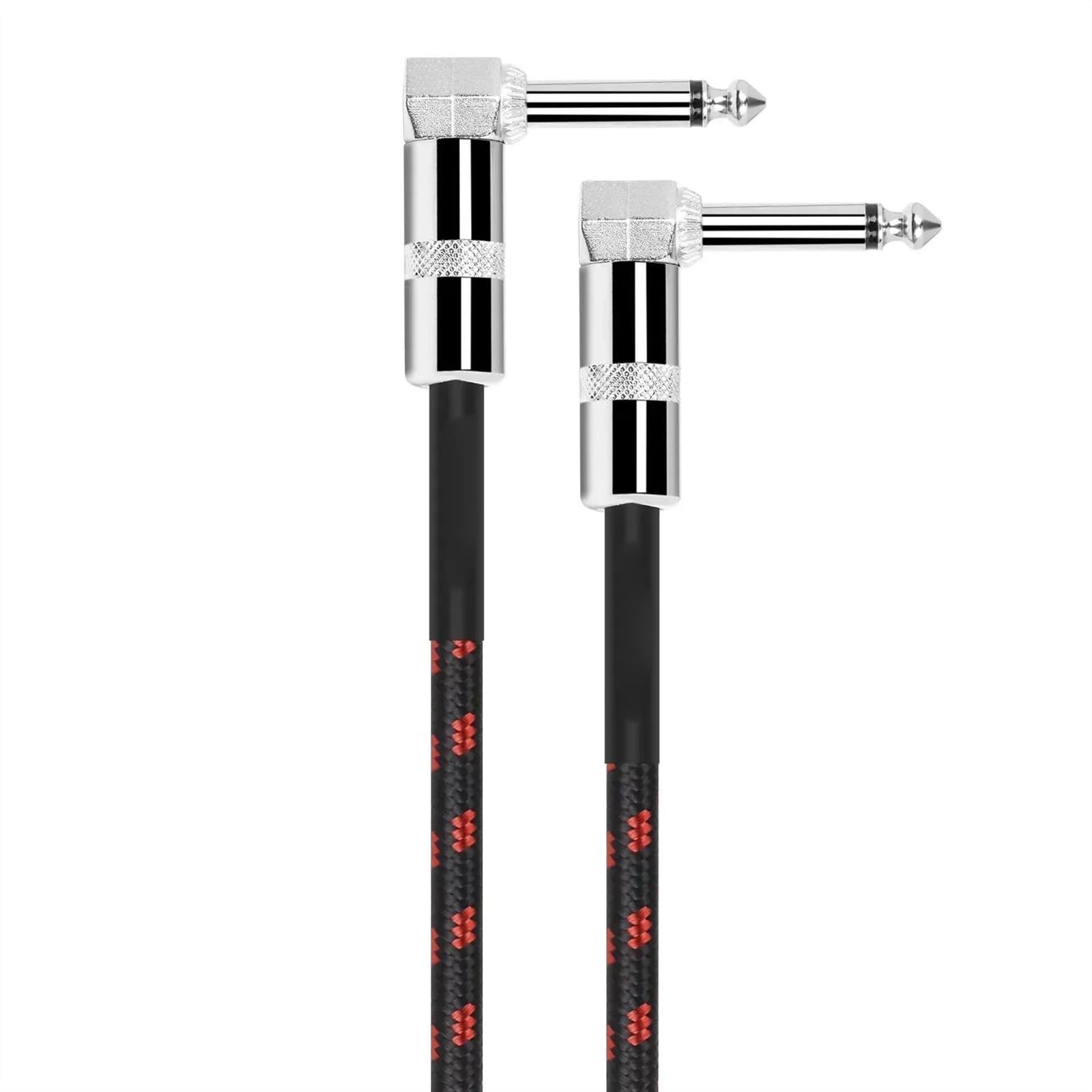 Cable Mono Jack De Ángulo Recto De 6,35 Mm, Cable Macho A Macho Chapado En Oro Para Teclado De Bajo De Guitarra Electrónica Cable de instrumento Guitarra (Color : A, Size : 2M)