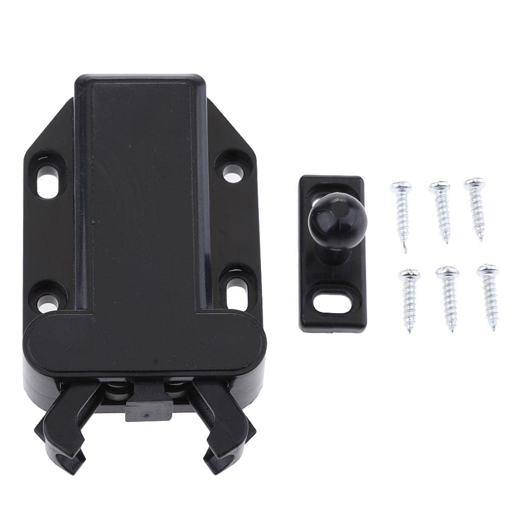 CALANDIS Black Push to Open Magnetic Door Drawer Cabinet Catch Touch Latch Press Lock (B0BGXZ4N4W) Amazon Price History, Amazon Price Tracker