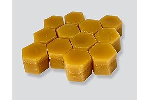 Ornate Easter Egg Decorations: 12 Clear Beeswax Cakes for Pysanky Wax Painting, with Kistka Tool