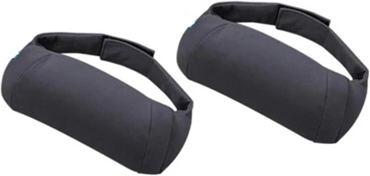 Car Suede Headrest Neck Pillow Interior Fit for XC60 XC90 S60 S90 V60 V90 XC40 C40 Styling Accessories(Black-2pcs)