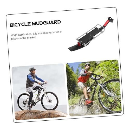 Soporte trasero para bicicleta Toddmomy de aluminio desmontable 5