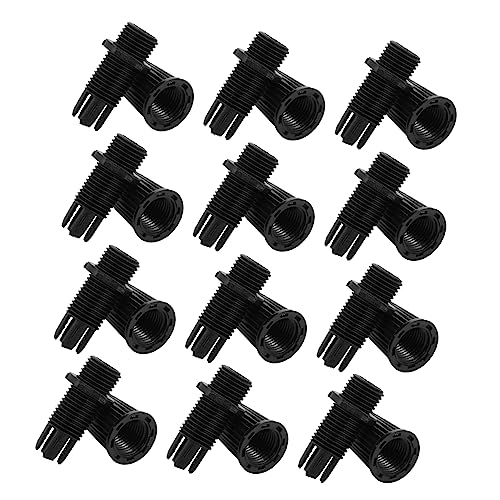 DIYEAH Clips Câbles en Plastique Presse-étoupe 007 Noir Certifié Ignifuge Conception Anti-Tension pour Éclairage Suspendu Intérieur DIY Lot de 100 Pièces