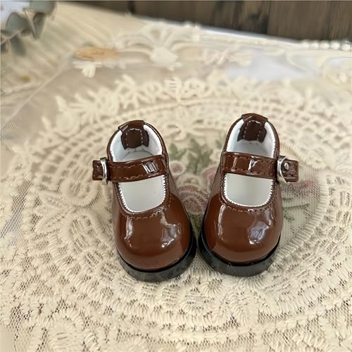 Chaussures de poupée 1/6 AMITD marron pour accessoires de 25-30 cm - 3