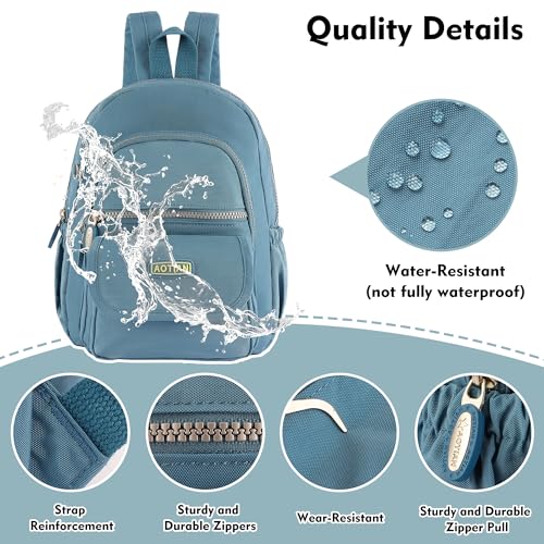 AOTIAN Mini Nylon Women Backpacks Casual Lightweight Small Daypack for Girls