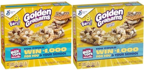 Amazon.com : Golden Grahams Breakfast Cereal Treat Bars, S'mores, Snack ...