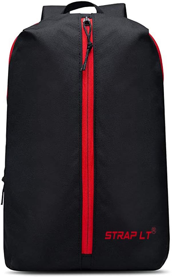 School/College Casual Bag Travel Business Office Slim Backpack for Boys & Girls (Black, 15L)-image-16