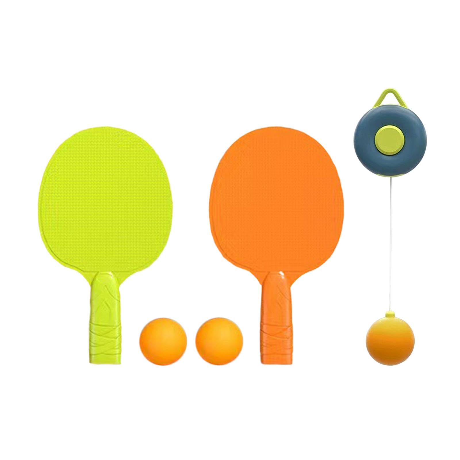 Fashion My Day Hanging Table Tennis Trainer Table Tennis Racquet and Ball for Game Children Blue-picture-21