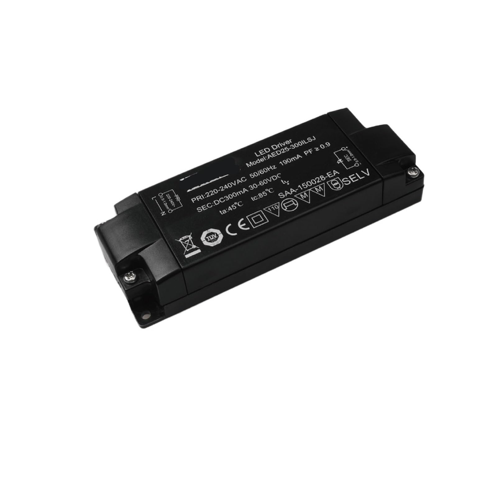 Alimentation 12V 25W évite le scintillement de miroir