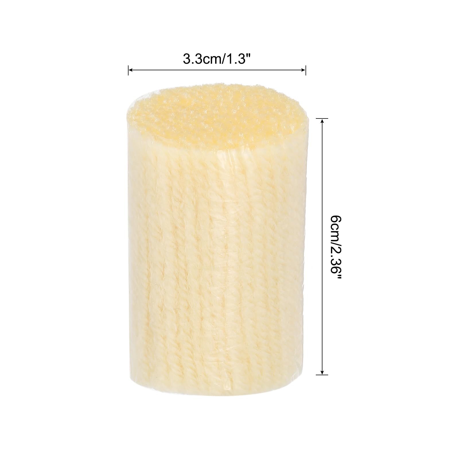 Patikil 10 Rolls Latch Hook Yarn Kit, Precut Yarn for Hook Rugs Adults Beginners Tapestry DIY Craft, Light Yellow - Image 2