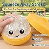 Glitter Dumpling Squishy, 2026 Upgrade Dumpling Squishy Mystery Box, Colorful Dumplings Stress Balls Fidget Sensory Toy, Stocking Stuffers with Food Steamer Stretchy Desk Toys #1