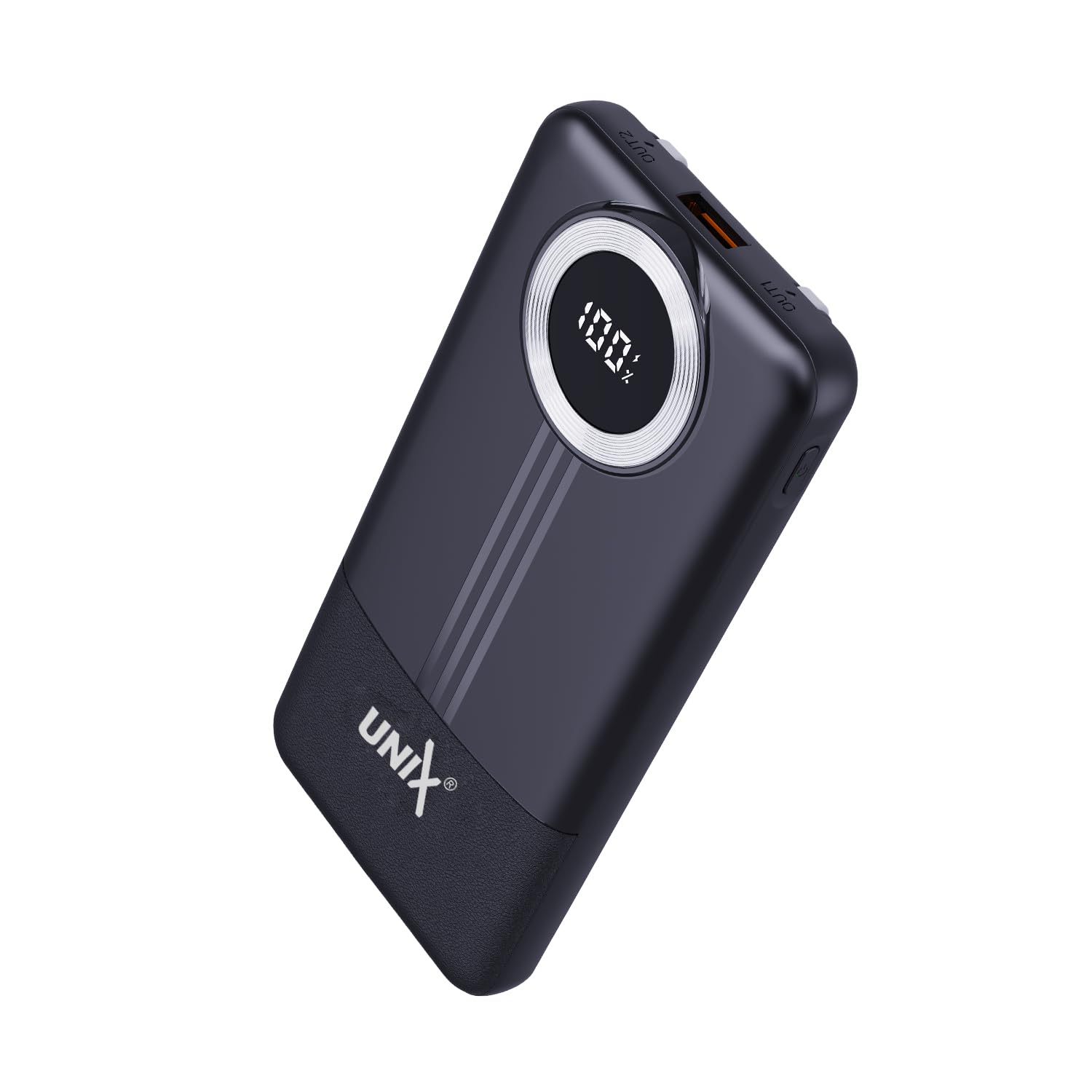 Unix 10000mAh Slim Power Bank, 22.5W Fast Charging, Dual Output, Type C PD (Input & Output), Quick Charge, Li-Polymer, Multi-Layer Protection for iPhone, Anrdoid & Other Devices (UX-1534) (Black)-image-15