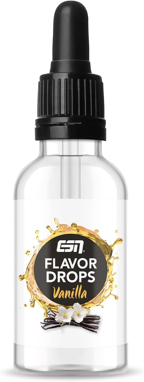 ESN Flavor Drops - Calorie-Free Aroma Drops to Refine The Taste of Food and Drinks - 50ml (Vanilla)