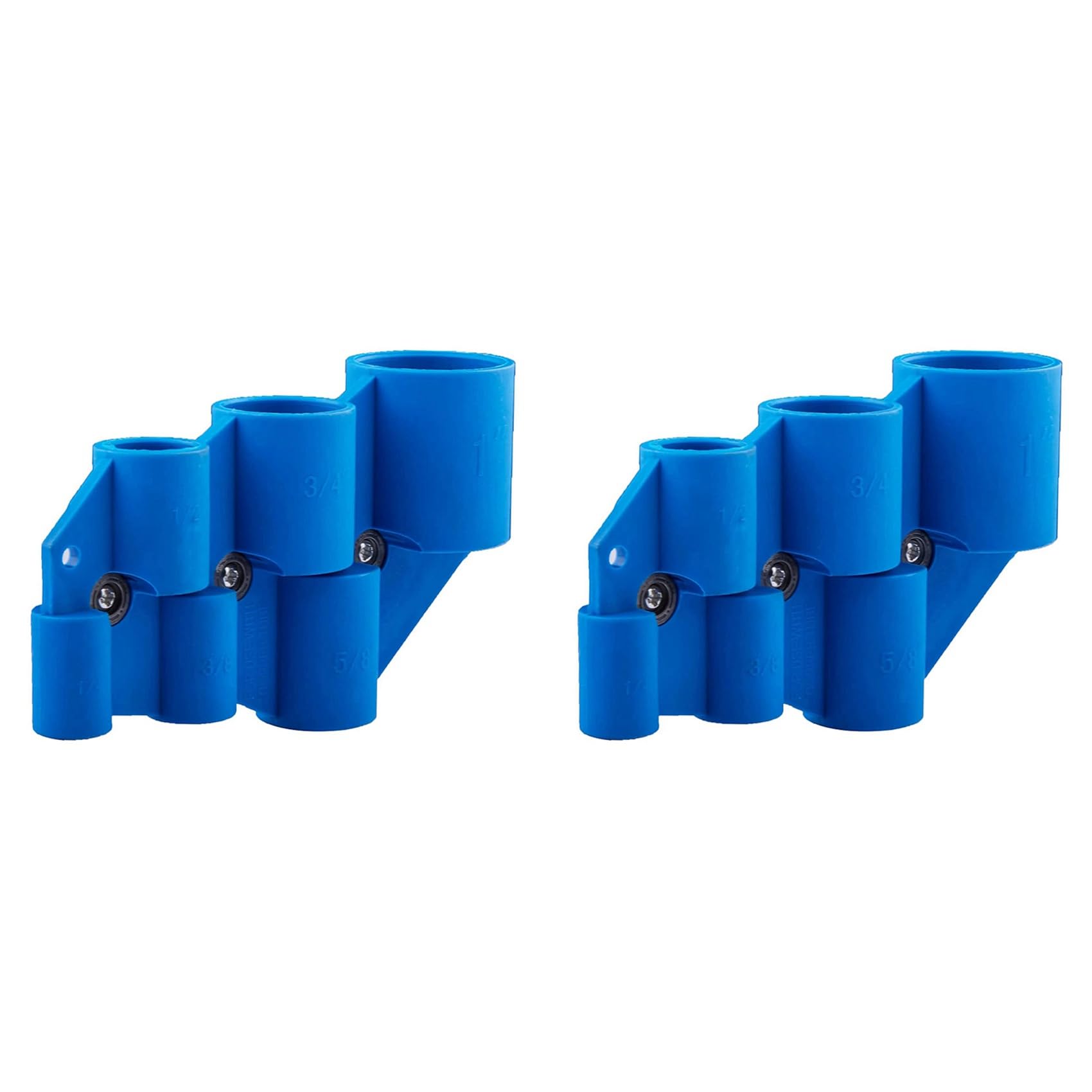 Jnchdghwa 2X Full Size 1/4Inch-1Inch Deburring Pipe and Depth Gauge Tool for Copper, CPVC, PEX, PE-RT, HDPE Pipe